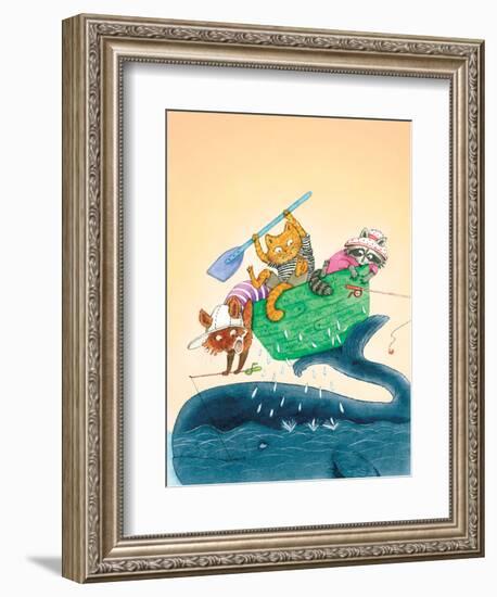 Big Fish - Playmate-Marsha Winborn-Framed Giclee Print