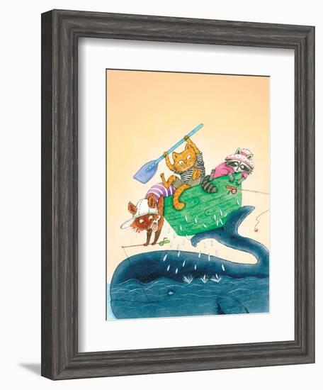 Big Fish - Playmate-Marsha Winborn-Framed Giclee Print