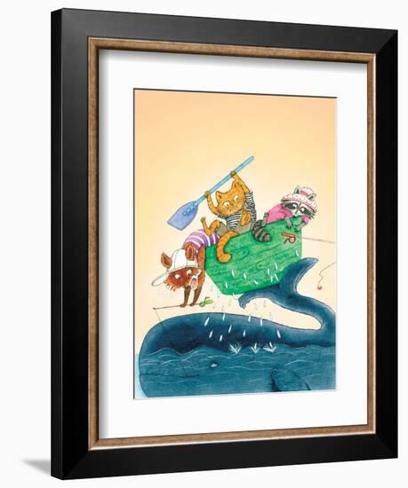 Big Fish - Playmate-Marsha Winborn-Framed Giclee Print