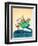 Big Fish - Playmate-Marsha Winborn-Framed Premium Giclee Print