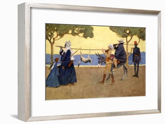 Big Game Hunters', 1908-Lance Thackeray-Framed Giclee Print