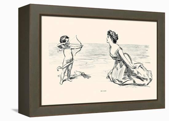 Big Game-Charles Dana Gibson-Framed Stretched Canvas