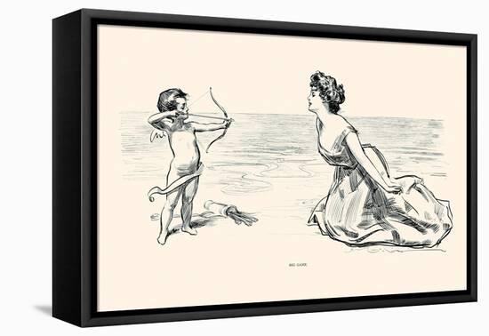 Big Game-Charles Dana Gibson-Framed Stretched Canvas