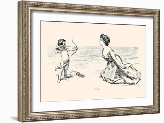 Big Game-Charles Dana Gibson-Framed Art Print