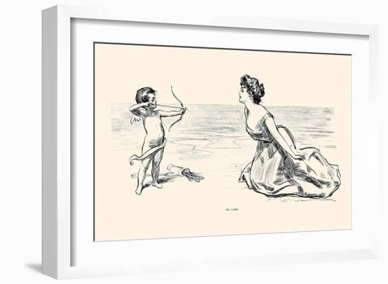 Big Game-Charles Dana Gibson-Framed Art Print