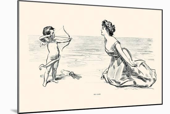 Big Game-Charles Dana Gibson-Mounted Art Print