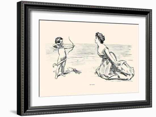 Big Game-Charles Dana Gibson-Framed Art Print