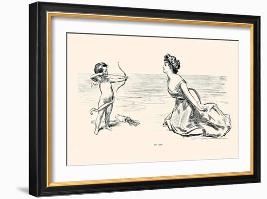 Big Game-Charles Dana Gibson-Framed Art Print