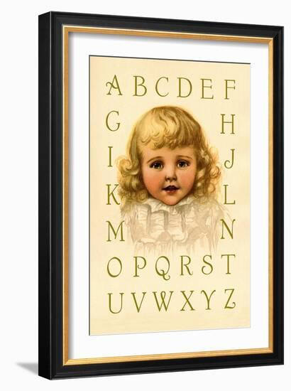 Big Girl Alphabet-Ida Waugh-Framed Art Print