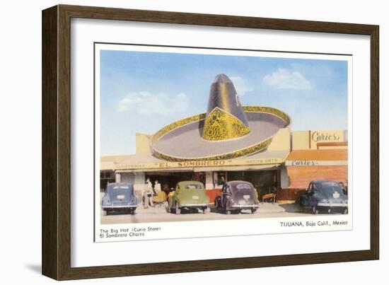 Big Hat Curio Store, Tijuana, Mexico-null-Framed Art Print