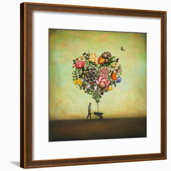 Big Heart Botany-Duy Huynh-Framed Art Print