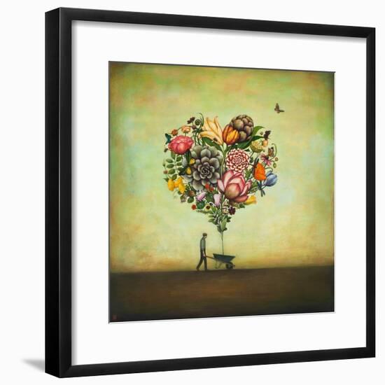 Big Heart Botany-Duy Huynh-Framed Art Print