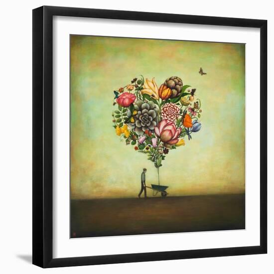 Big Heart Botany-Duy Huynh-Framed Art Print