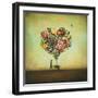 Big Heart Botany-Duy Huynh-Framed Art Print