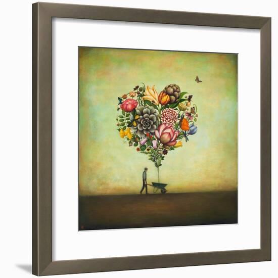 Big Heart Botany-Duy Huynh-Framed Art Print