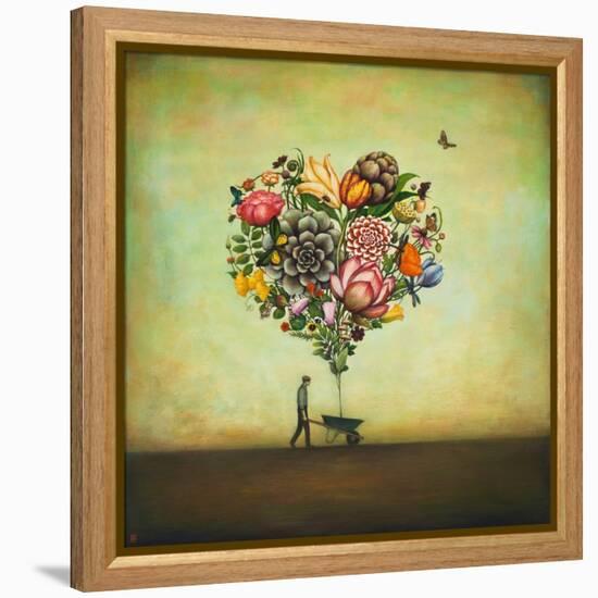 Big Heart Botany-Duy Huynh-Framed Stretched Canvas