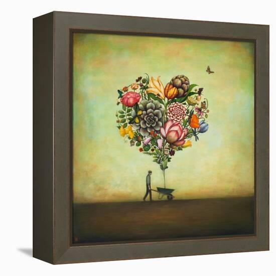 Big Heart Botany-Duy Huynh-Framed Stretched Canvas