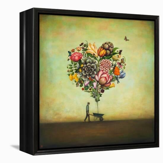 Big Heart Botany-Duy Huynh-Framed Stretched Canvas