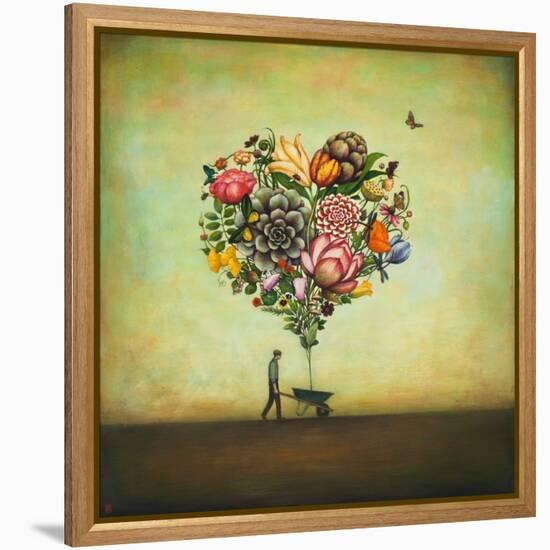 Big Heart Botany-Duy Huynh-Framed Stretched Canvas