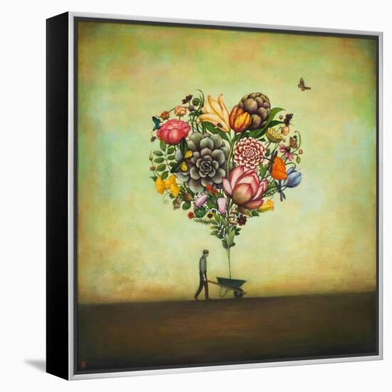 Big Heart Botany-Duy Huynh-Framed Stretched Canvas