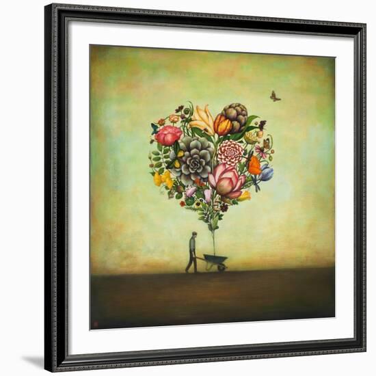 Big Heart Botany-Duy Huynh-Framed Art Print