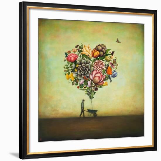 Big Heart Botany-Duy Huynh-Framed Art Print