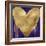 Big Hearted Gold on Purple-Lindsay Rodgers-Framed Art Print