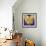 Big Hearted Gold on Purple-Lindsay Rodgers-Framed Art Print displayed on a wall