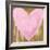 Big Hearted Pink on Gold-Lindsay Rodgers-Framed Art Print