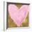 Big Hearted Pink on Gold-Lindsay Rodgers-Framed Art Print