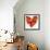 Big Hearted Red and Gold-Lindsay Rodgers-Framed Art Print displayed on a wall