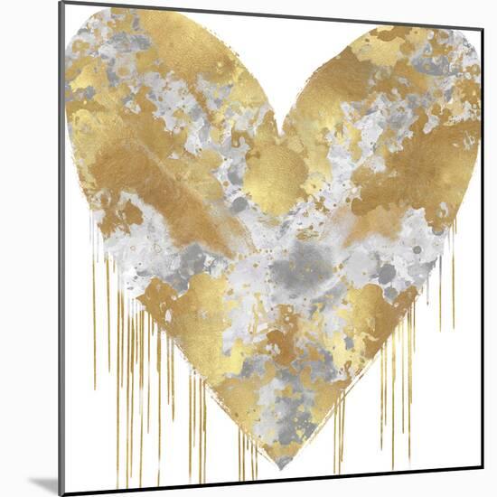 Big Hearted Silver and Gold-Lindsay Rodgers-Mounted Art Print