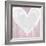 Big Hearted White on Pink-Lindsay Rodgers-Framed Art Print