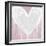 Big Hearted White on Pink-Lindsay Rodgers-Framed Art Print