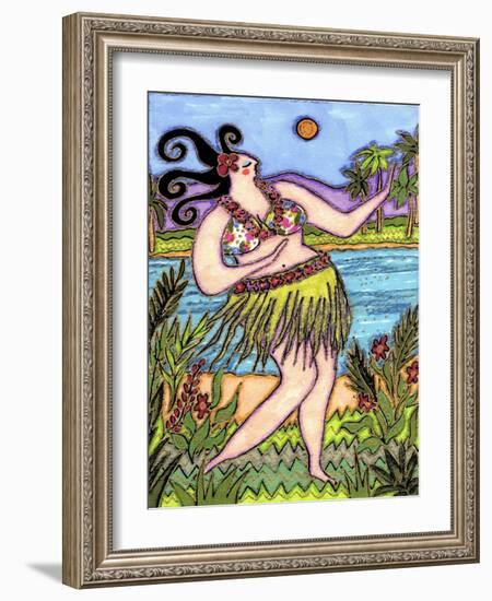 Big Hula Diva-Wyanne-Framed Giclee Print