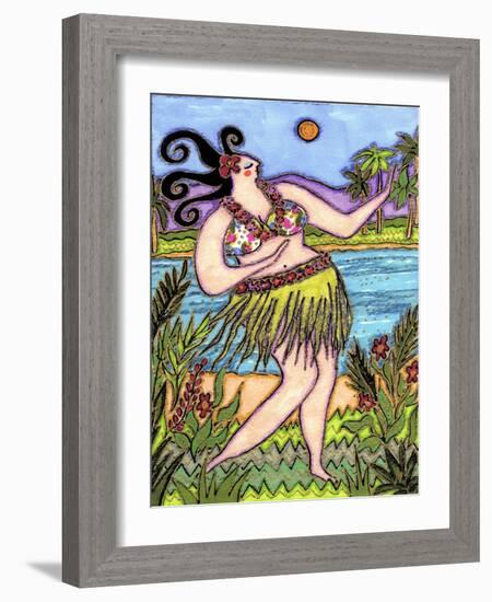 Big Hula Diva-Wyanne-Framed Giclee Print