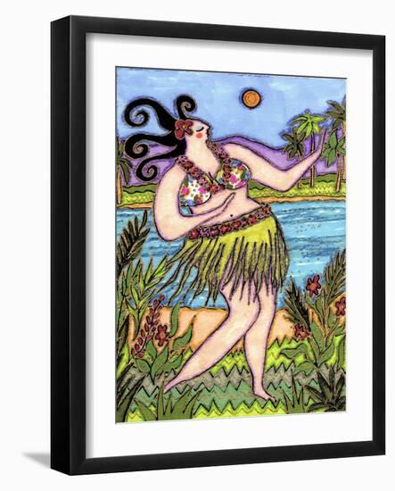 Big Hula Diva-Wyanne-Framed Giclee Print