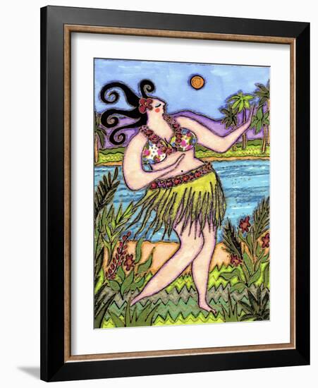 Big Hula Diva-Wyanne-Framed Giclee Print