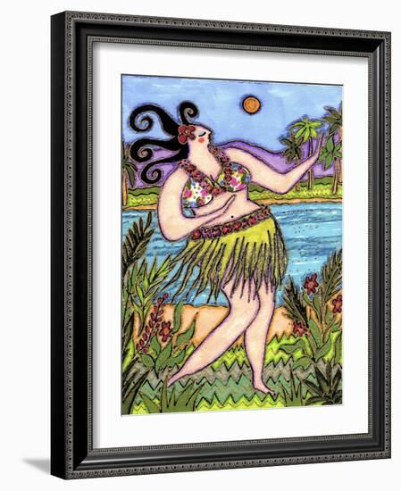 Big Hula Diva-Wyanne-Framed Giclee Print