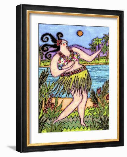 Big Hula Diva-Wyanne-Framed Giclee Print