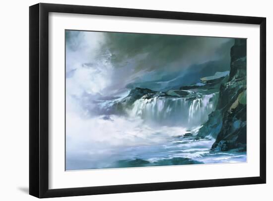 Big Island Surf-Thomas Leung-Framed Giclee Print