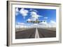 Big Jet Plane Taking off Runway-Jag_cz-Framed Photographic Print