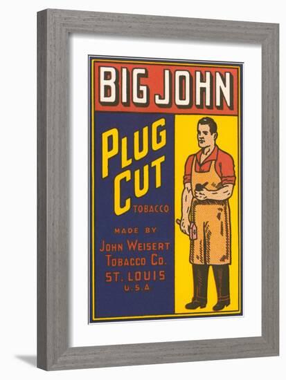 Big John Plug Cut Tobacco Advertisement-null-Framed Giclee Print