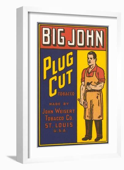 Big John Plug Cut Tobacco Advertisement-null-Framed Giclee Print
