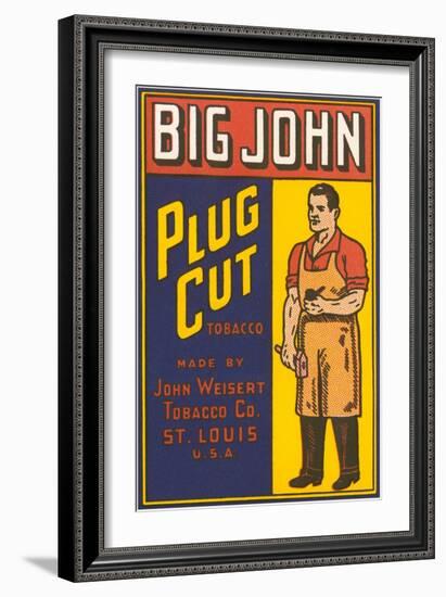 Big John Plug Cut Tobacco Advertisement-null-Framed Giclee Print