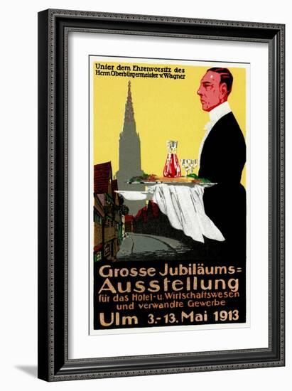 Big Jubilee Of Science And Business At Ulm-null-Framed Art Print