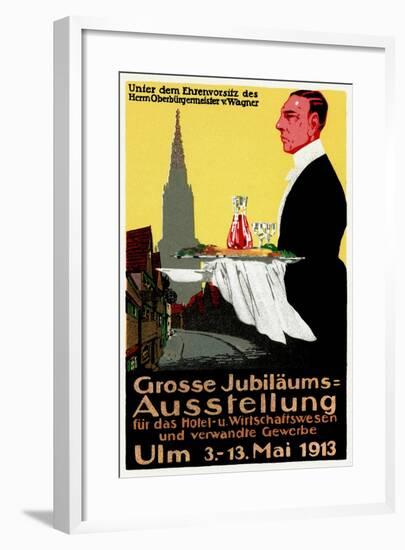 Big Jubilee Of Science And Business At Ulm-null-Framed Art Print