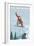 Big Mountain - Whitefish, Montana - Snowboarder Jumping-Lantern Press-Framed Premium Giclee Print