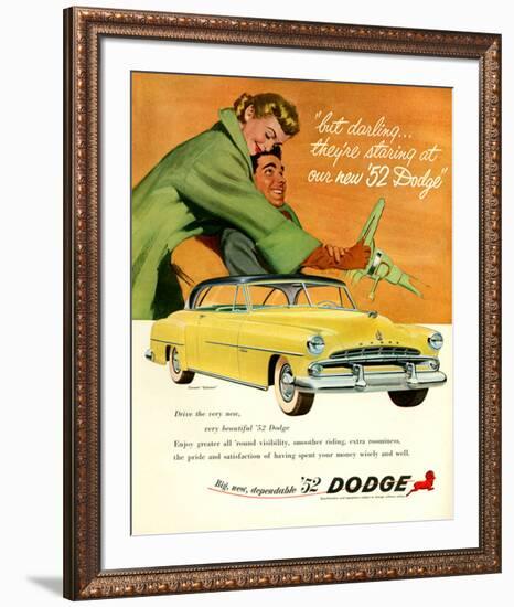 Big New Dependable 52 Dodge-null-Framed Premium Giclee Print