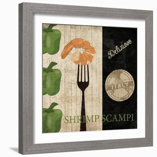 Big Night Out - Shrimp Scampi-Piper Ballantyne-Framed Art Print